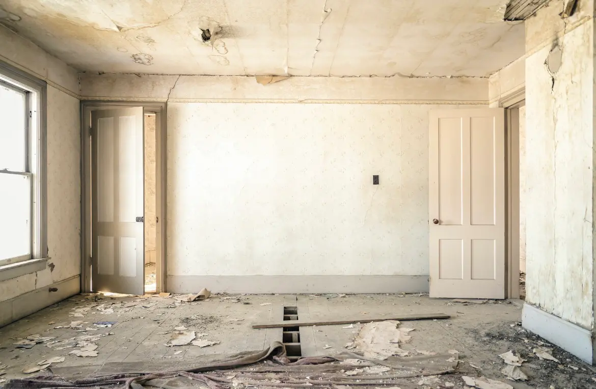 Waste disposal crew managing a cleanout project in Deer Park